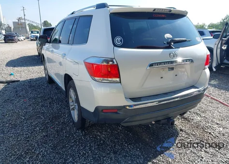 2013 Toyota Highlander Limited z USA, uszkodzony, nr VIN 5TDYK3EH5DS095560